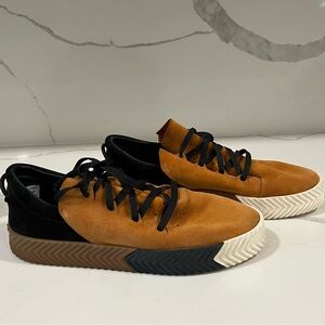 Adidas x Alexander Wang men's Sk8 suede shoes spice orange and black‎ size 12